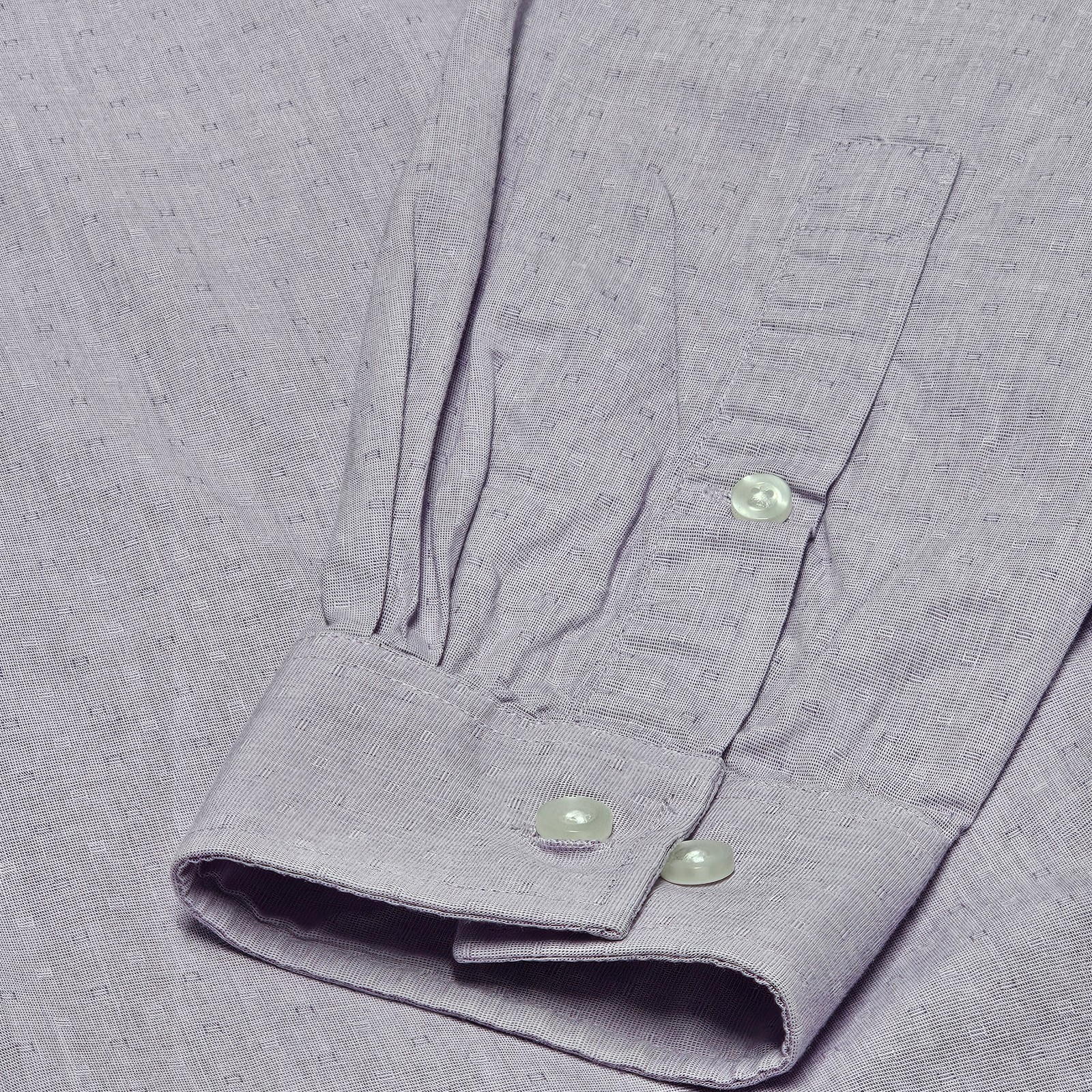 Michael Kors Mens slim fit stretch long sleeve shirt lavender size L 16 32/33