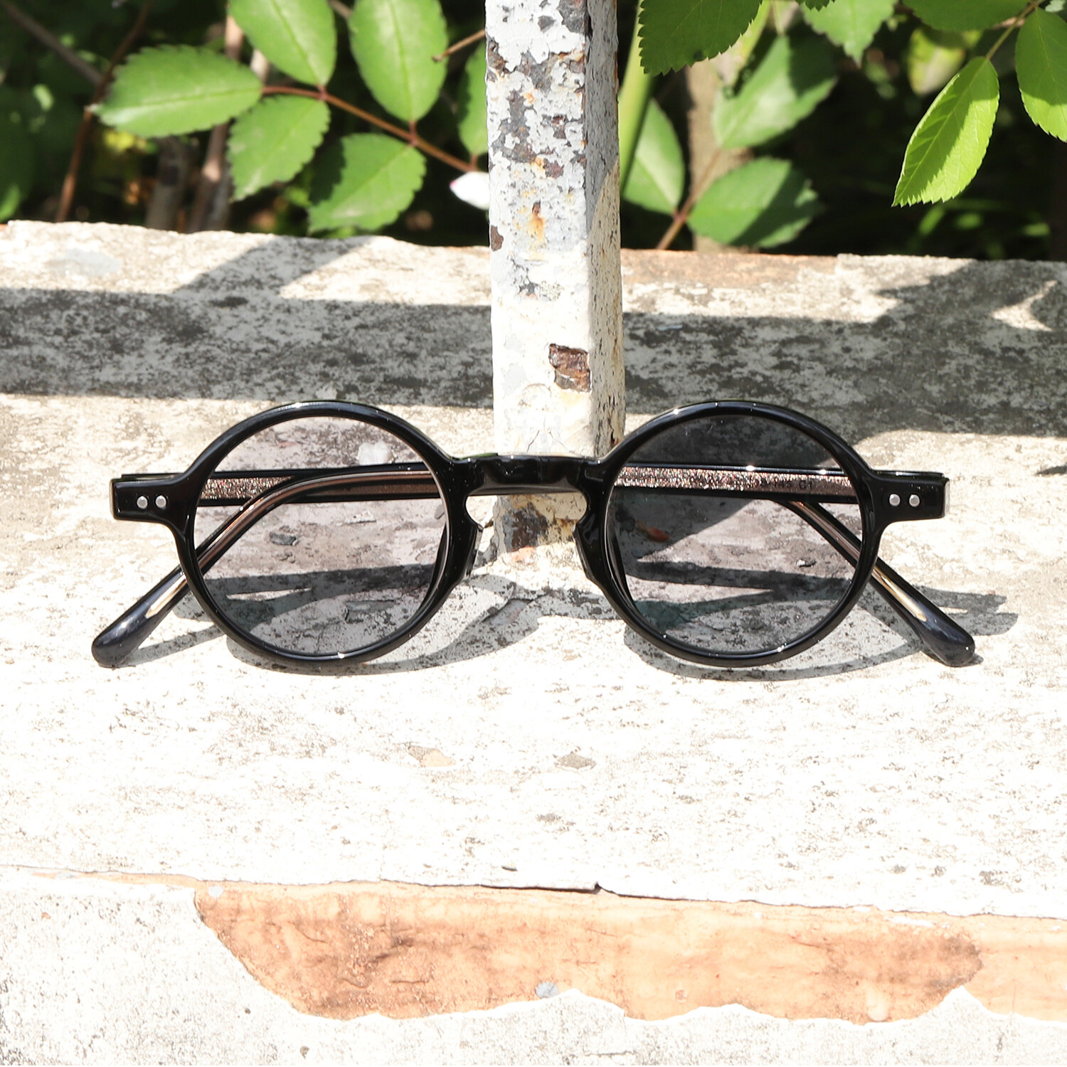 Retro Round Photochromic Grey Reading Glasses Single Vision Sunglasses Reader