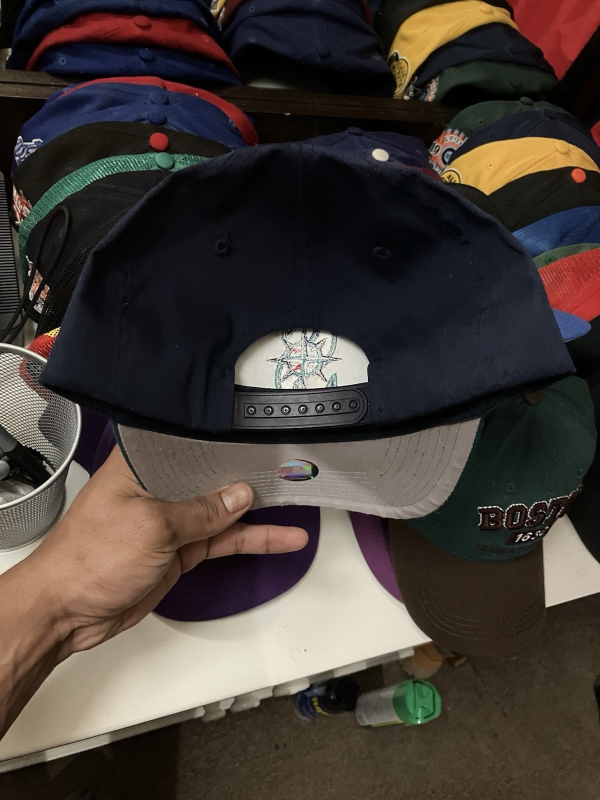 Seattle Mariners Vintage SnapBack Navy/Green -Baseball