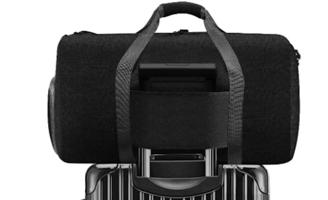 Travel Duffle Bag 85L Black, Foldable, with Shoes Compartment, Best sale