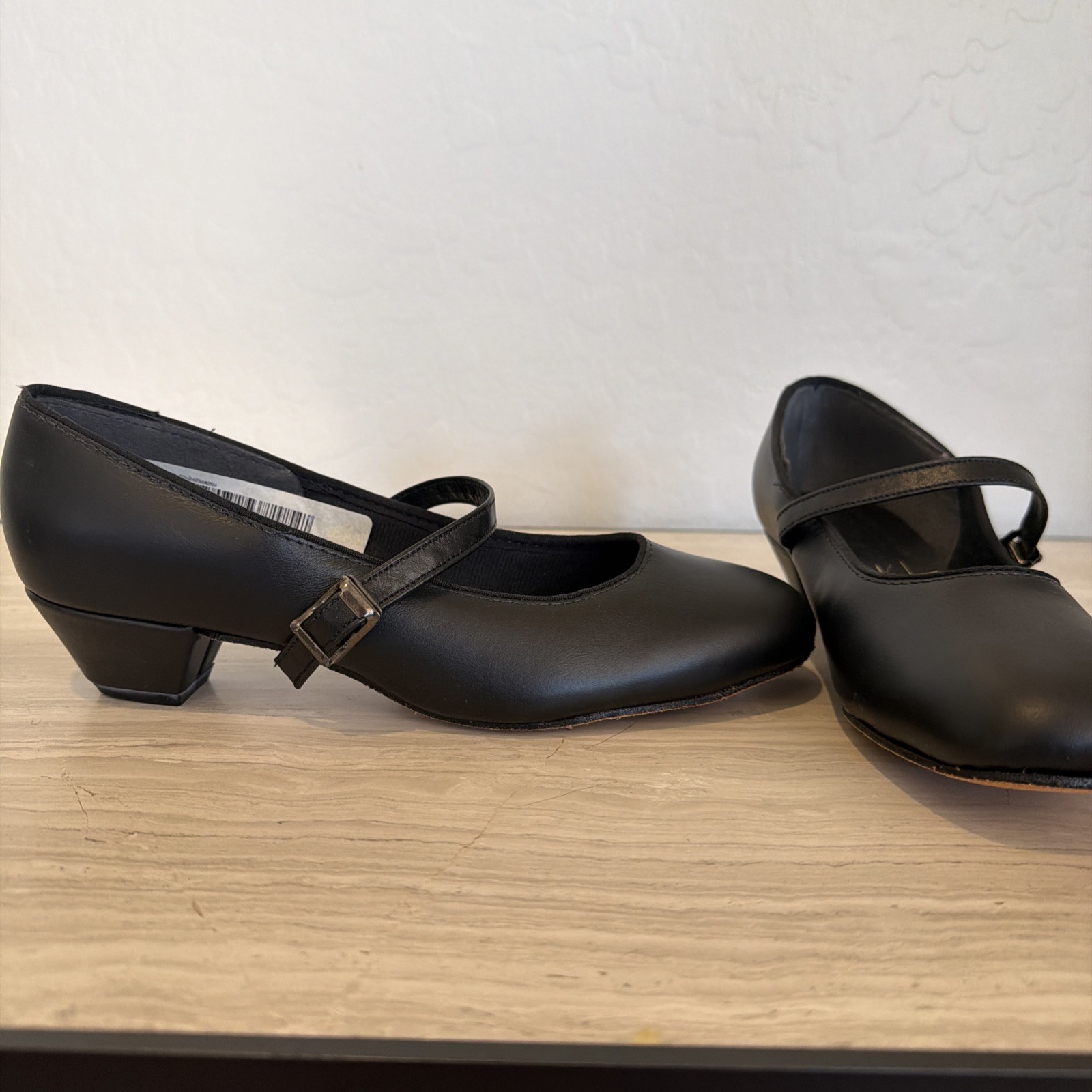 Women’s Size 7 Tic Tac Toes Black Dance Shoes. Brand New Never Worn. No Box