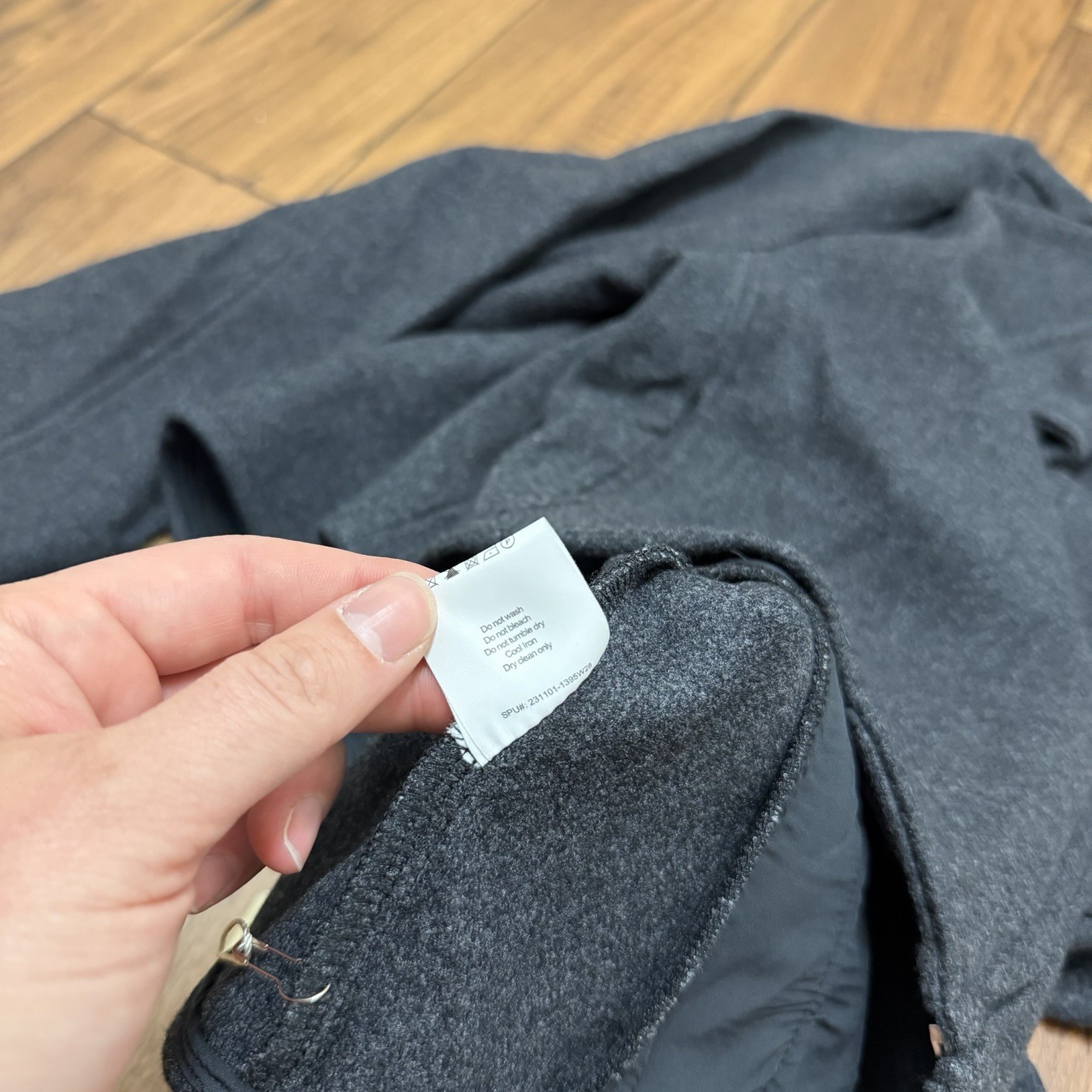 NEW OGL Full Zip Up Jacket Business Casual Gray Soft Womens Small