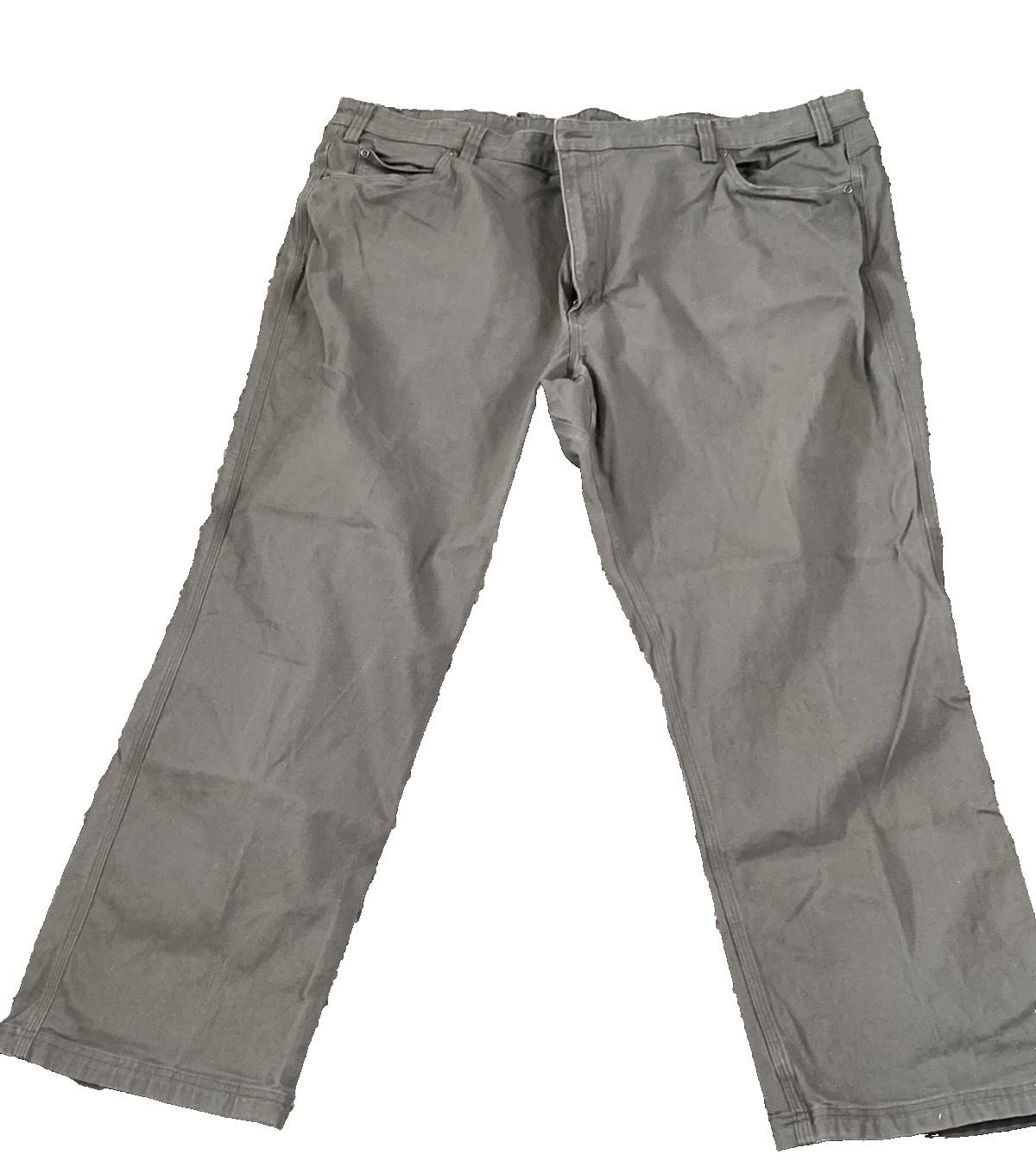 Duluth Trading Fire Hose Ultimate Cargo Work Mens Pants 48×32 Gray Relaxed