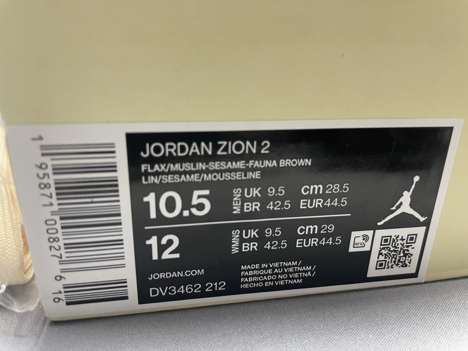 Jordan NEW Zion 2 Voodoo Flammable Size 10.5 Skull Mid Top Sneaker DV3462-212