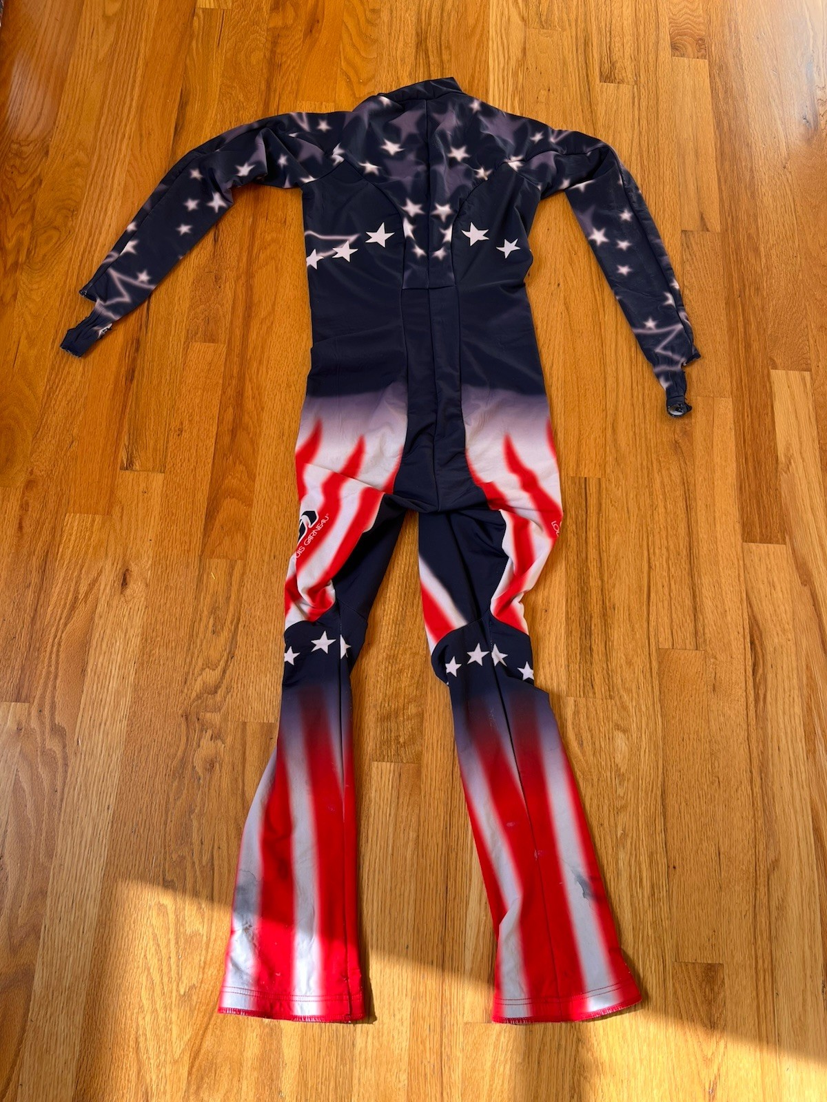 Vintage LOUIS GARNEAU Full BodySuit downhill XC Skiing Compression Jr G/L Large