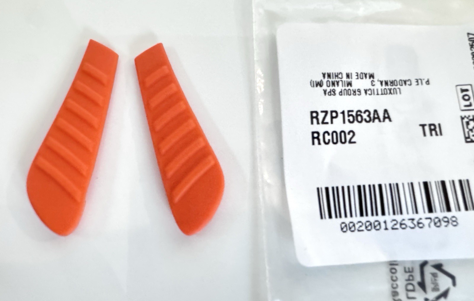 Ray Ban RX 7025 RB7025 Eyeglasses Orange Replacement Temple Tip Ends 1-Pair 53mm