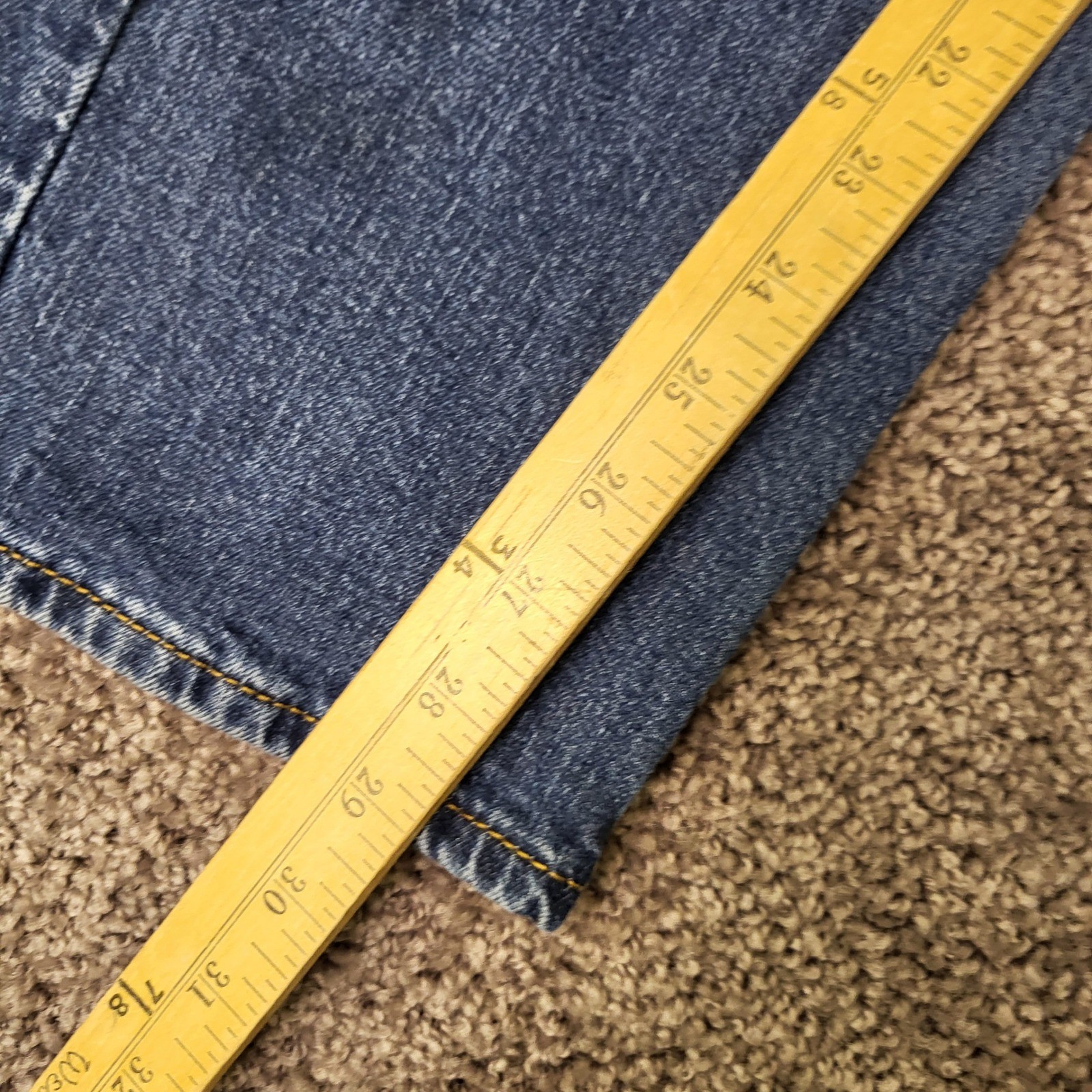 Levi’s 514 Straight Fit Jeans Mens 36×30 Blue Excellent Stretch Denim 00514-1702