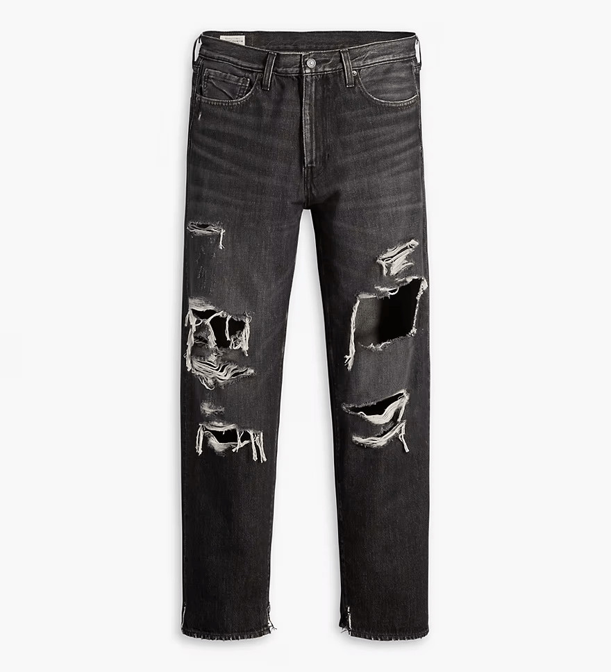 Levi’s Premium Men 568 Stay Loose Straight Zip Fly Jeans Black NWT