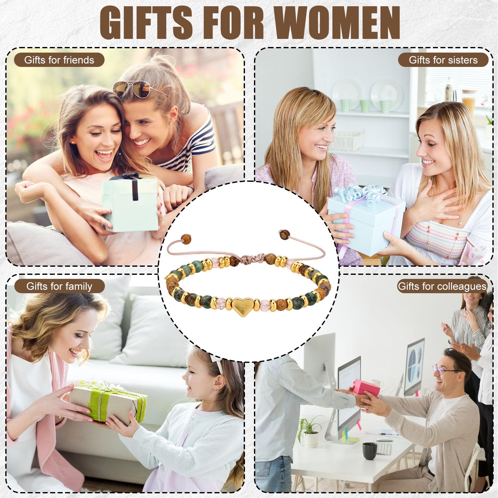Mikovivi Inspirational Bracelet for Medium, as shown in the detailed picture