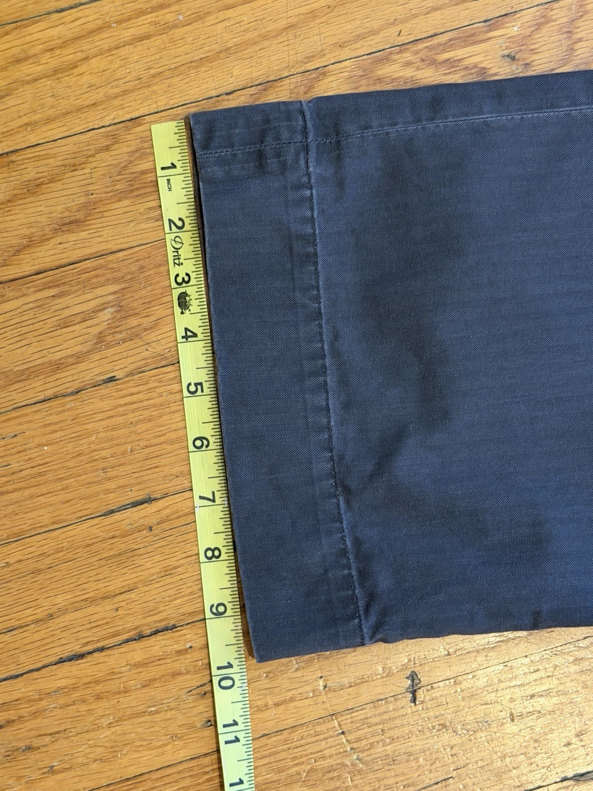 RRL Ralph Lauren Herringbone Twill Field Washed Black 38×32 actually 40×31