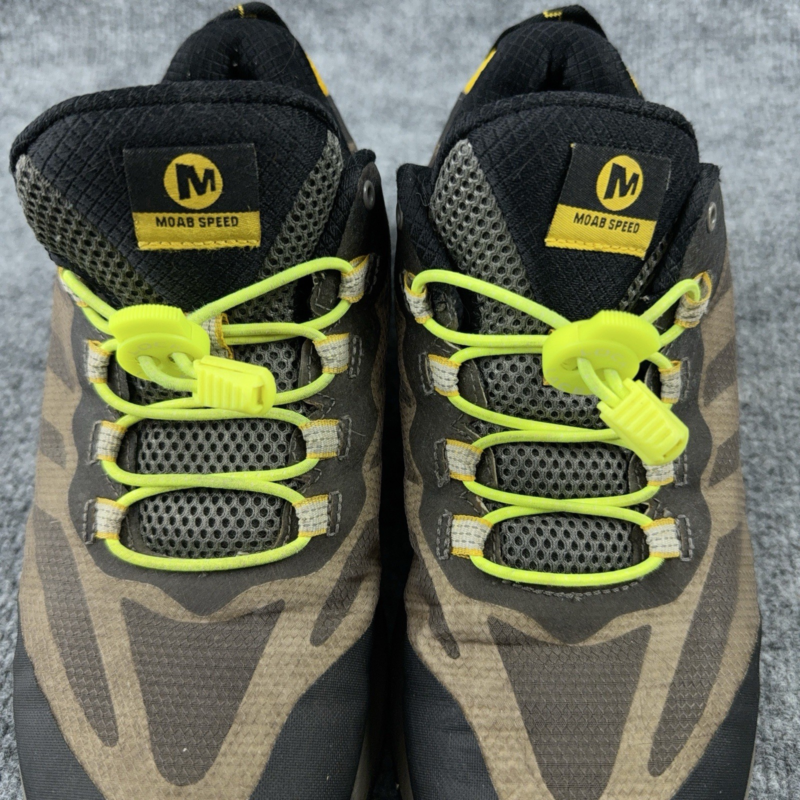 Merrell Mens Moab Speed J067087 Brown Black Hiking Trail Shoes Sneakers Size 8.5