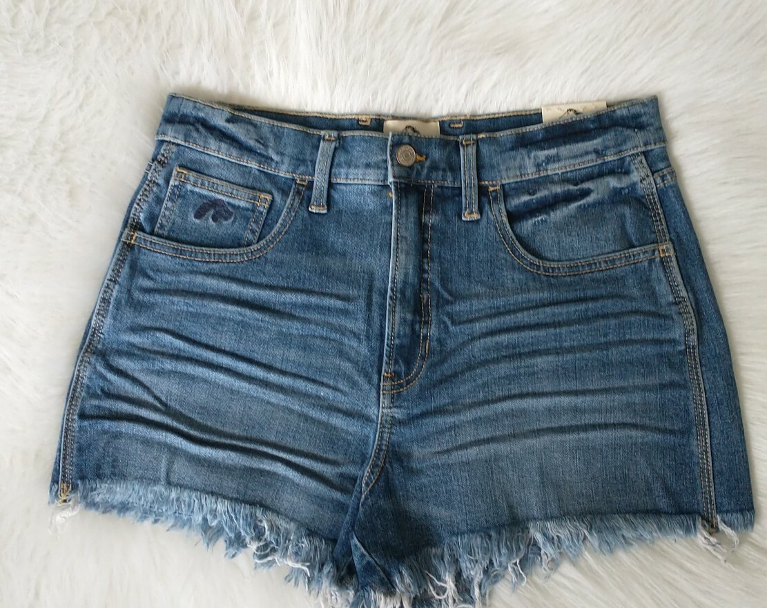 Jordache Vintage Womens Cleo High Rise Boyfriend Shorts Size 30 NWT