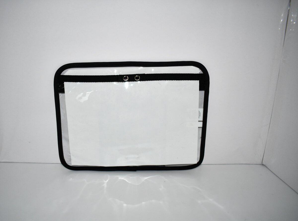 Thirty One Clear Utility Pocket Insert in Black NWT