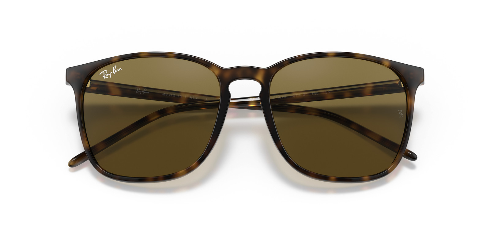 Ray-Ban RB4387 Polished Light Havana/B-15 Brown 56mm Sunglasses RB4387 710/73 56