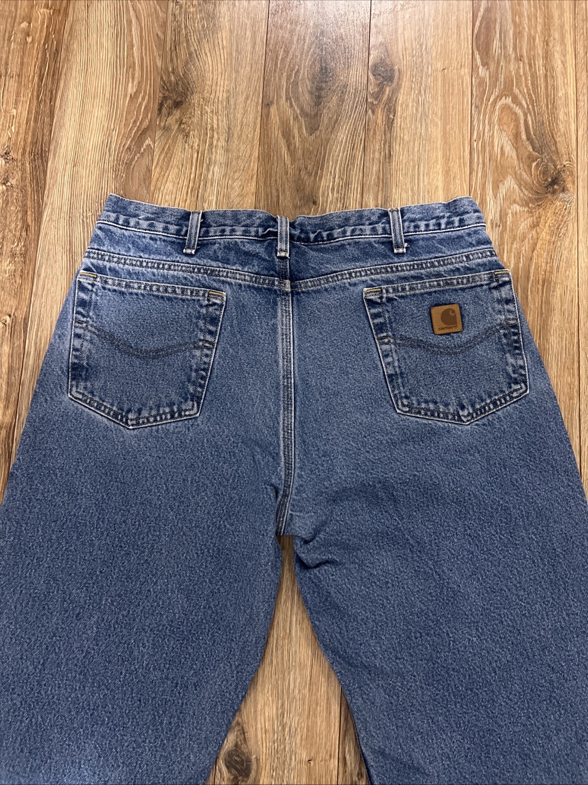 Men’s Soft Comfort Distressed Carhartt Jeans Size 36×30 Relaxed Fit RN# 14806