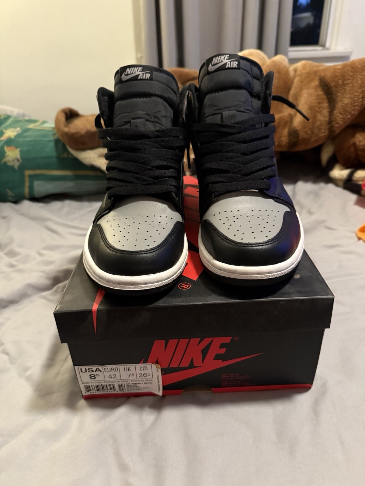 2013 Nike Air Jordan 1 “Shadow” Retro High OG Size 8.5 Men
