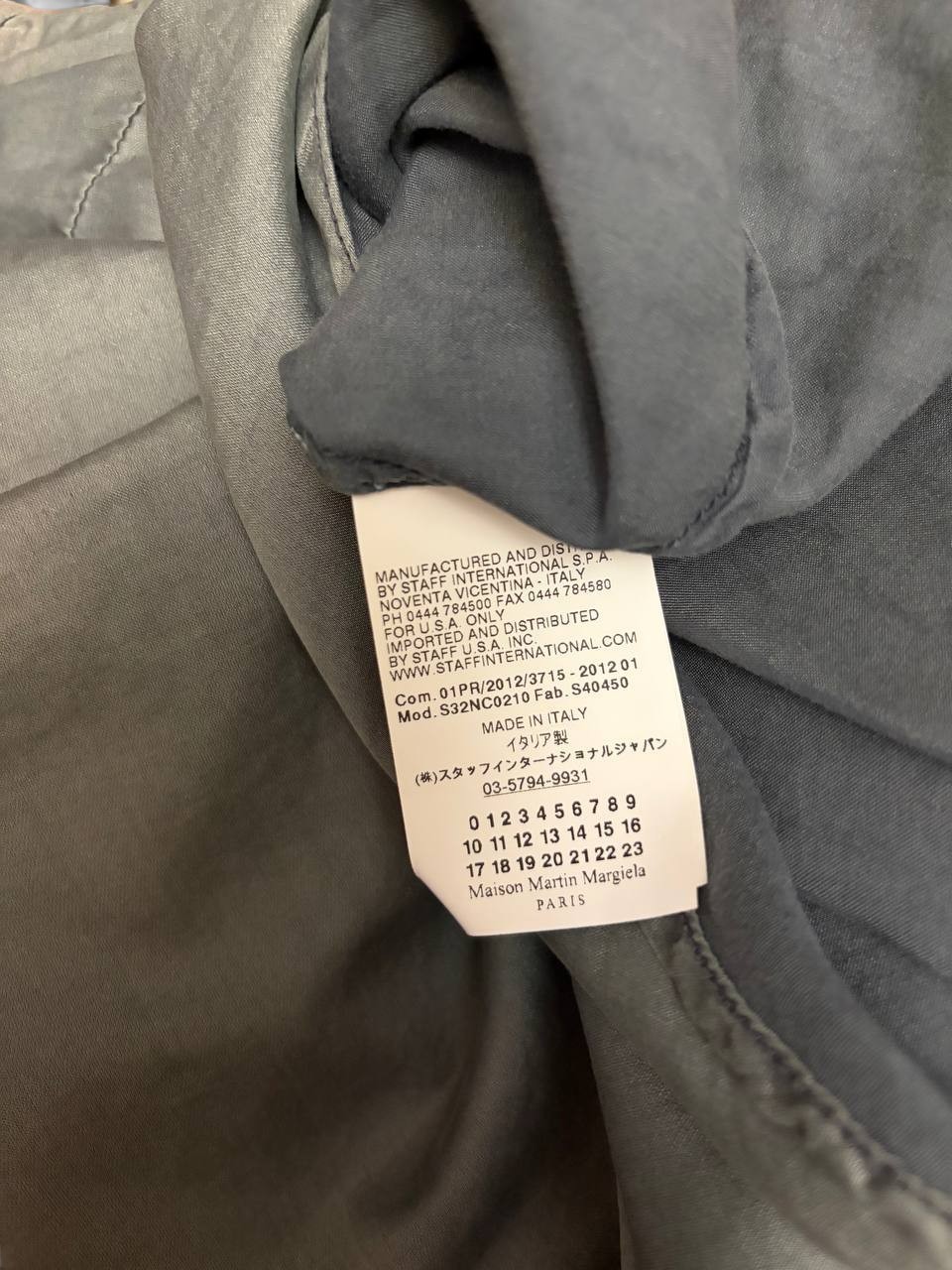 MM6 Margiela Cotton Silk Satin Midi Dress Sleeveless Gray IT 46 Made Italy