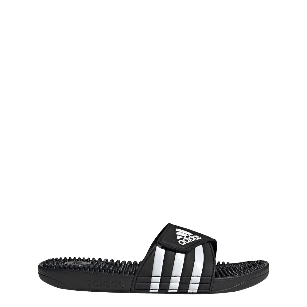 adidas Unisex Adult Adissage Slides Sandals Black/White/Black
