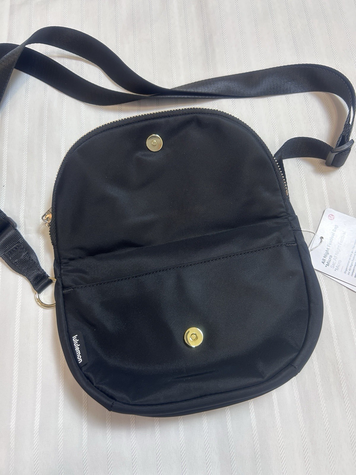 NWT$ Lululemon All Night Festival Bag Small Belt Bag 2L – BLK