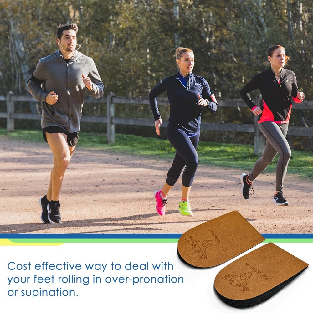 Dr. Shoesert 3 Layers Adjustable Orthopedic Heel Wedge Inserts, Supination & …