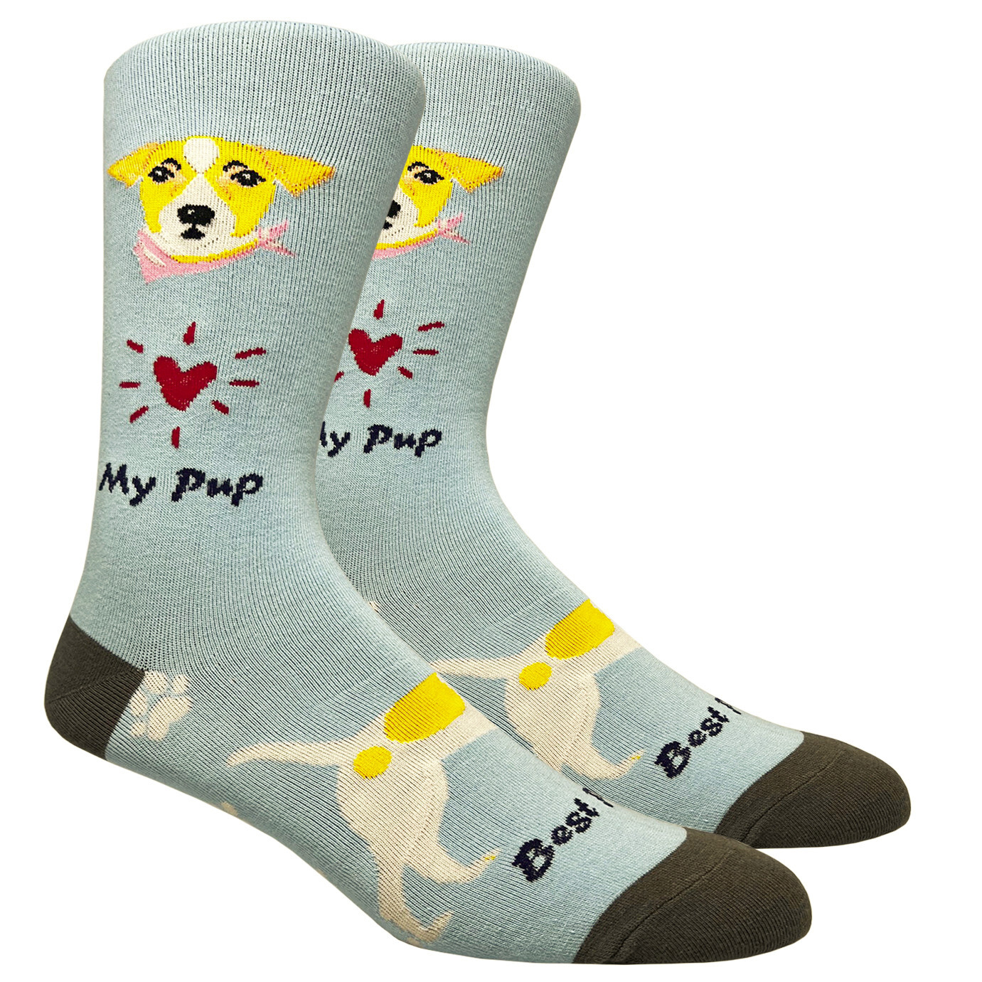 Jack Russel Terrier Dog Socks Novelty Dress Casual Unisex SOX FineFit One Size