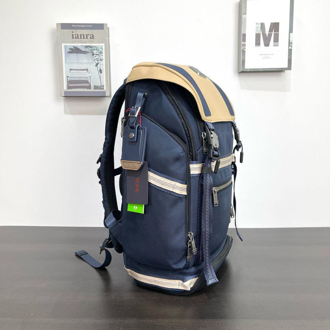 Tumi Alpha Bravo Expedition Flap Backpack Navy 232719