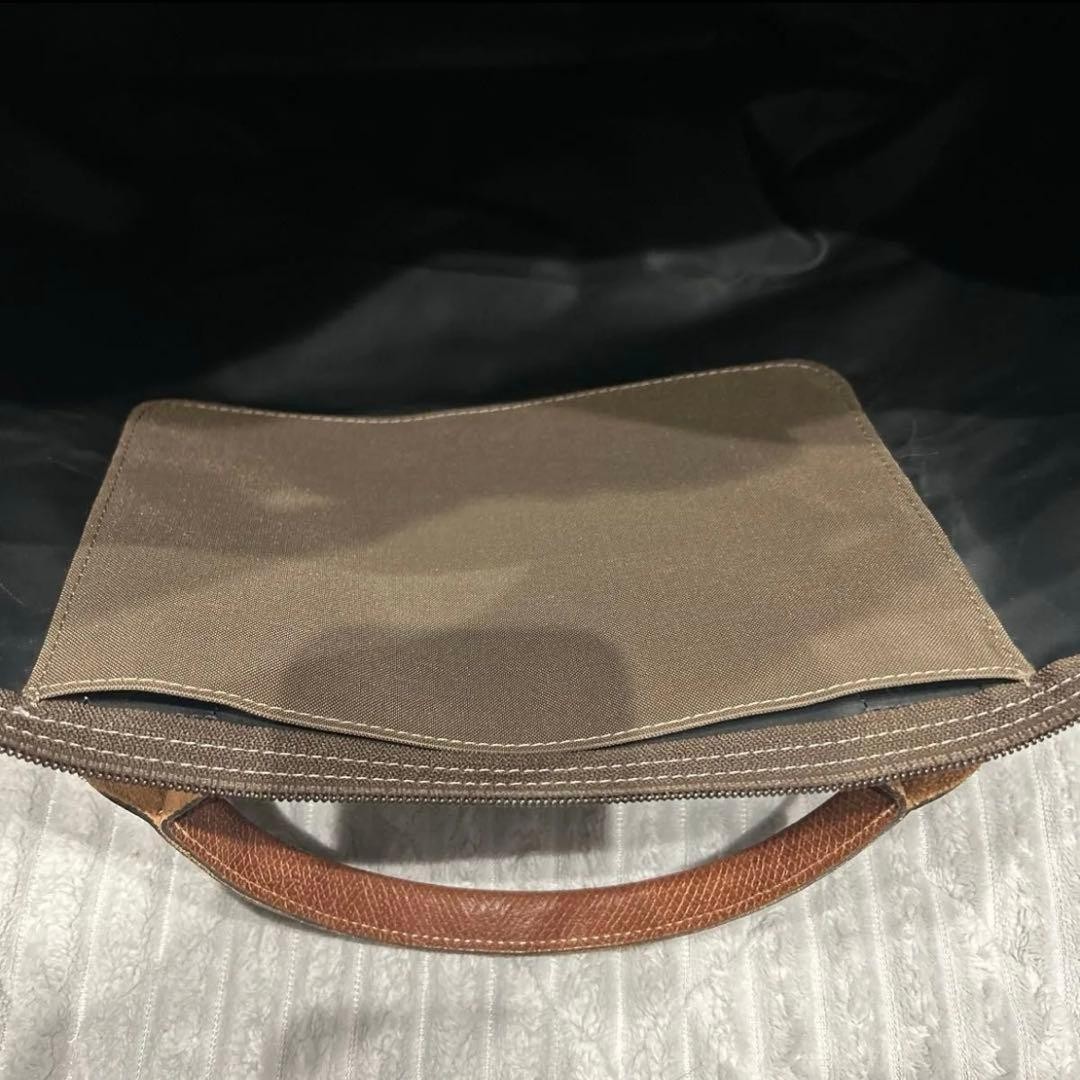 LONGCHAMP Le Pliage Tote Bag Khaki Large Capacity Women’s