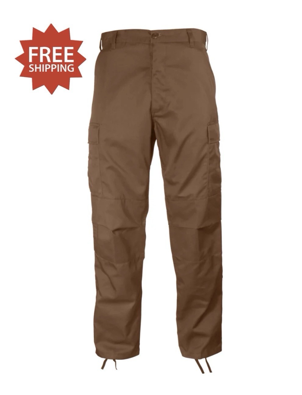 Rothco 8578 BROWN BDU Pants Tactical 6-Pocket Military Fatigues – Size XL – NWT