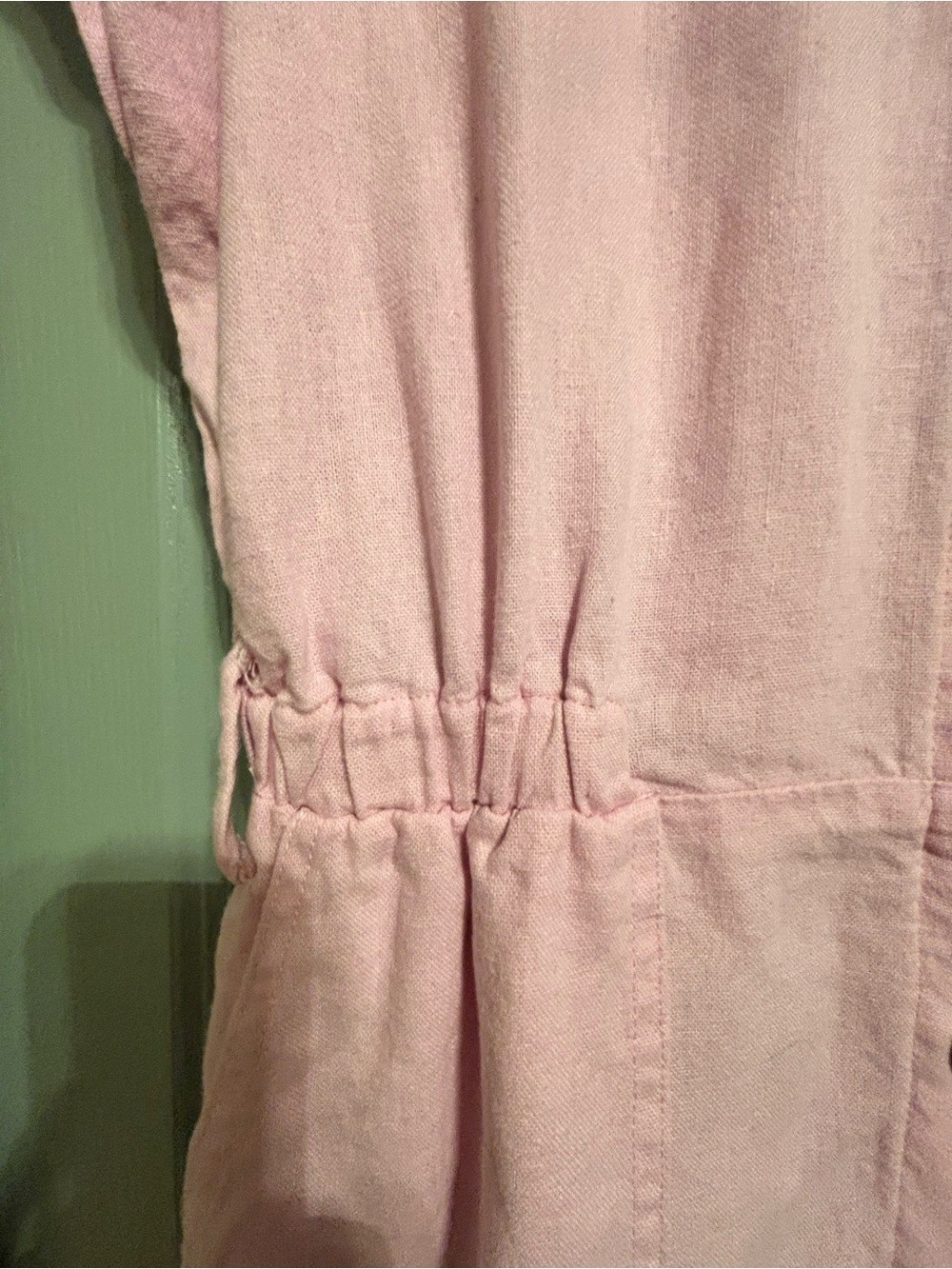 Steve Madden Light Pink Button-Front Romper – Never Worn!