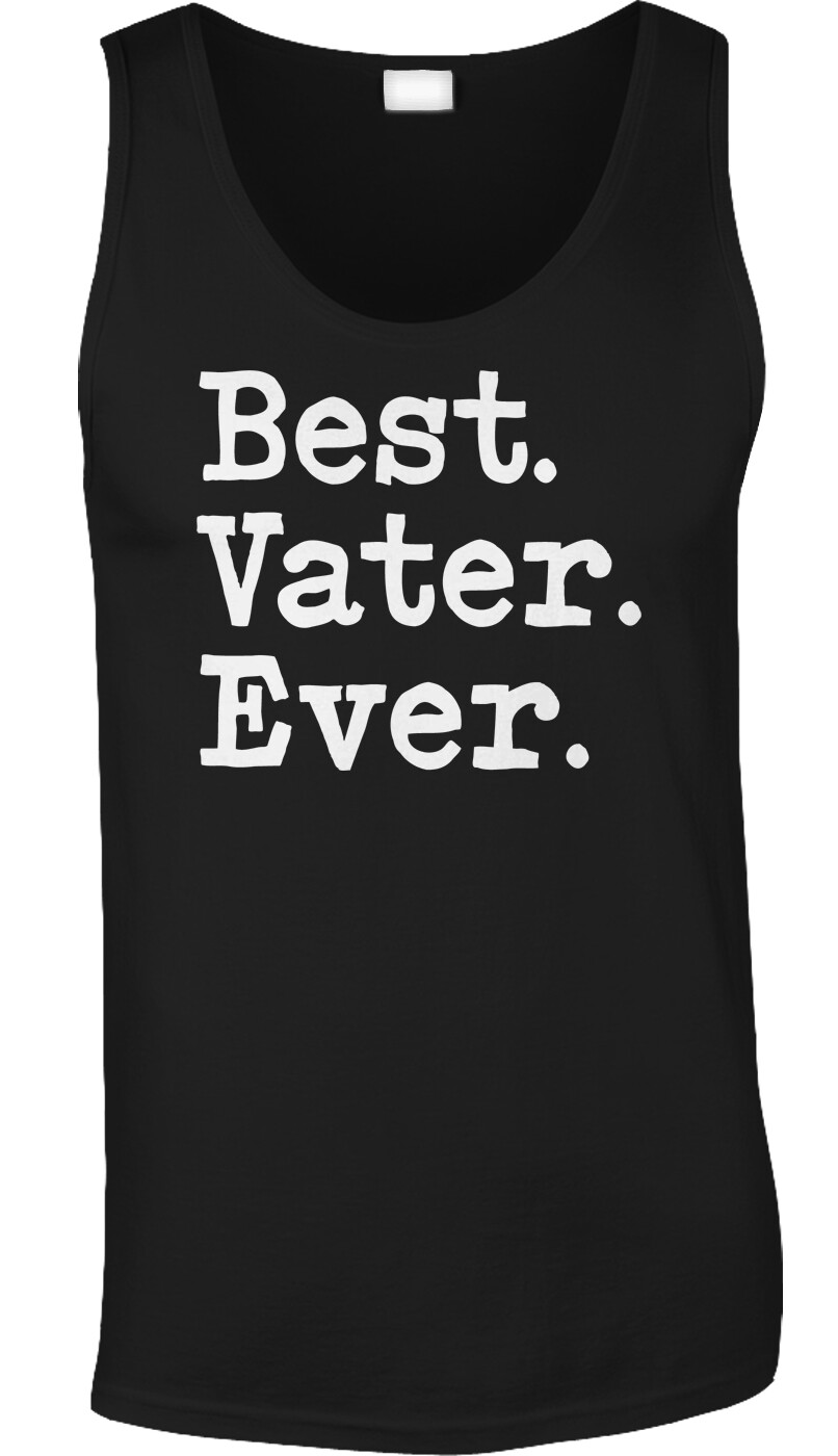 Best Vater Fathers Day Gift Dad Family Quote Funny Hello Humorous Text Mens Tank