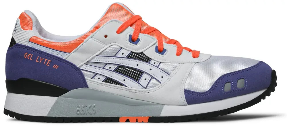 ASICS Gel-Lyte III OG Orange Purple 1191A266-102 Size 7.5 US
