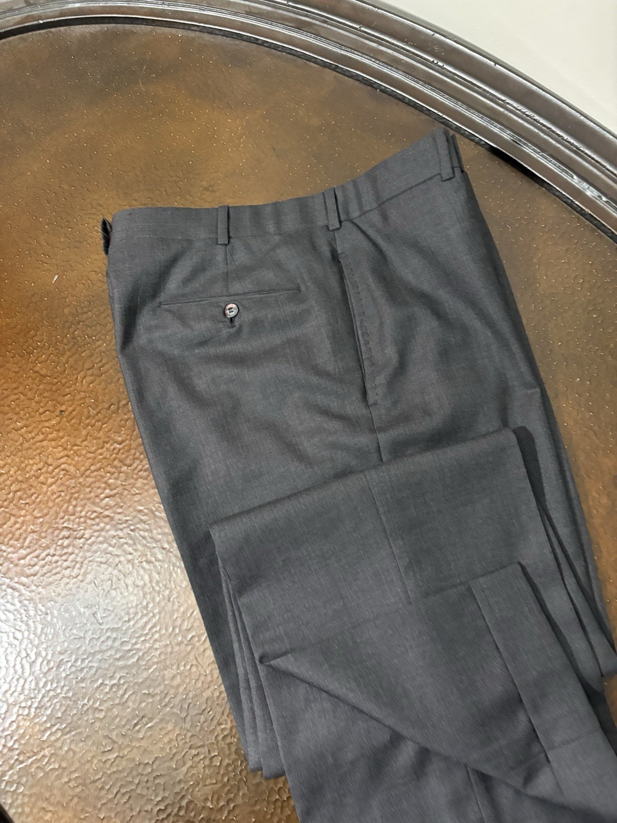Paul Stuart CUSTOM Gray 2/3 Roll Suit 40R Wool Made In USA