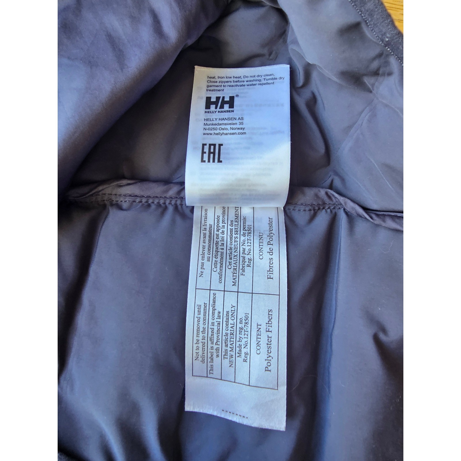 Helly Hansen Astra Hybrid Jacket Womens XS Navy Blue Quilted Full Zip Insulated
