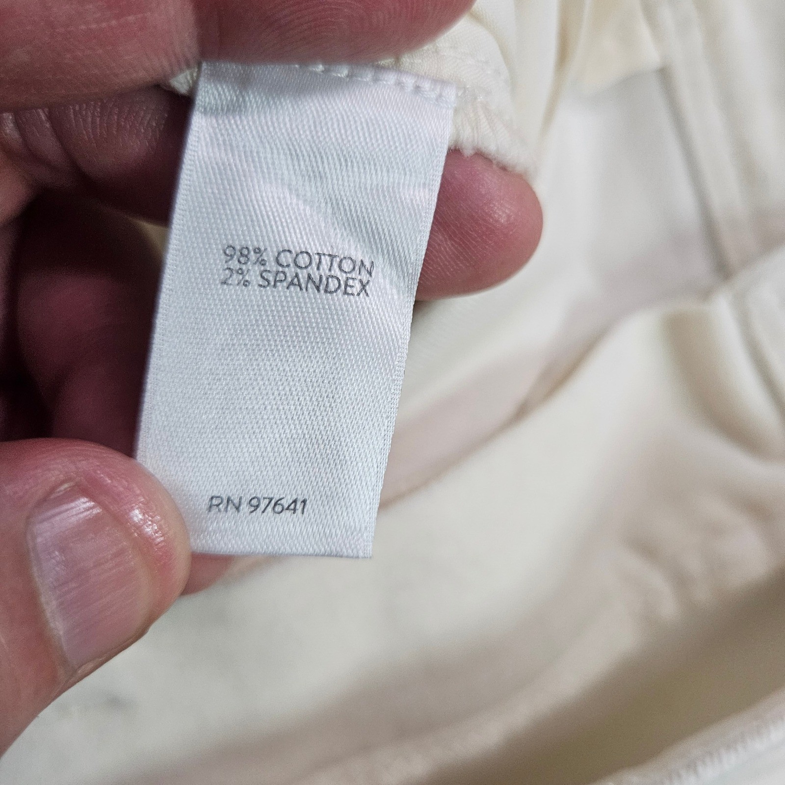 J. Jill Barley Corduroy Pants Womens 16 Cream Off-White Straight Leg JWT16 NEW