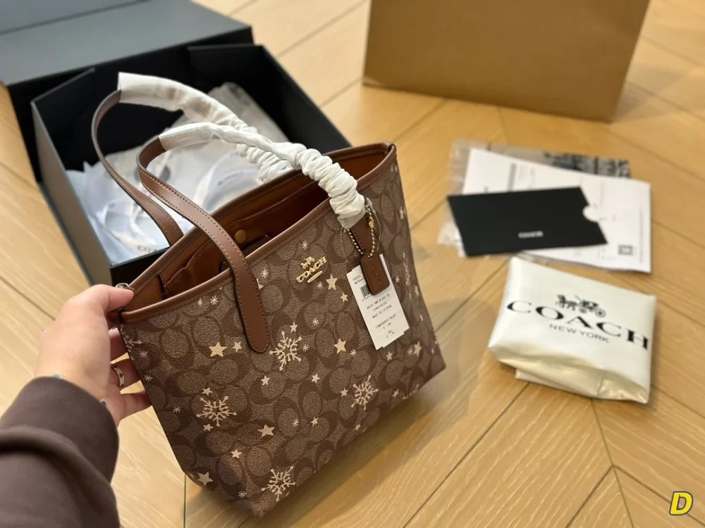 Coach Signature Logo Tote