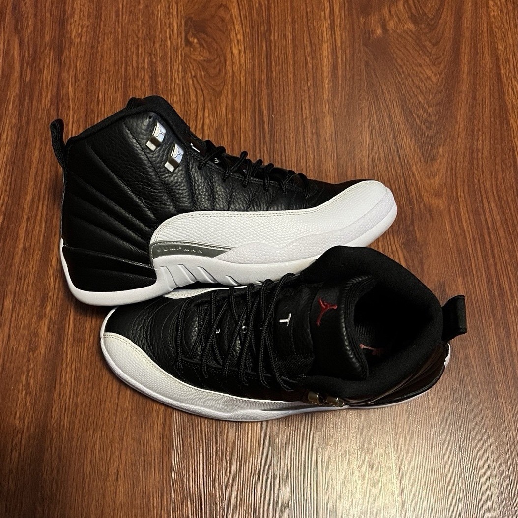 Jordan Air Jordan 12 Retro Playoff Black/White/Varsity Red CT8013-006