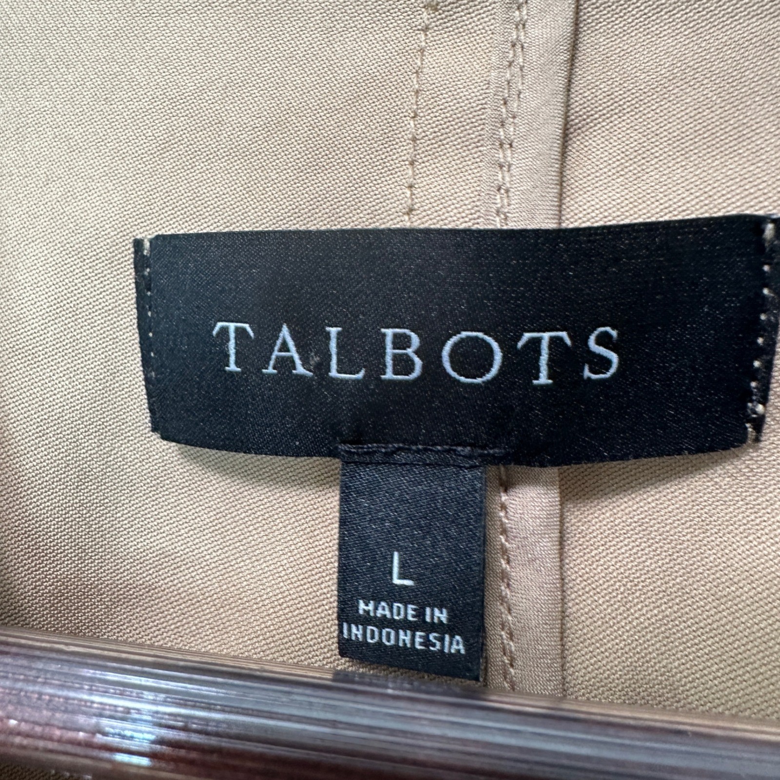 Talbots Womens Lightweight Utility Jacket L Safari Field Resort Preppy Coastal