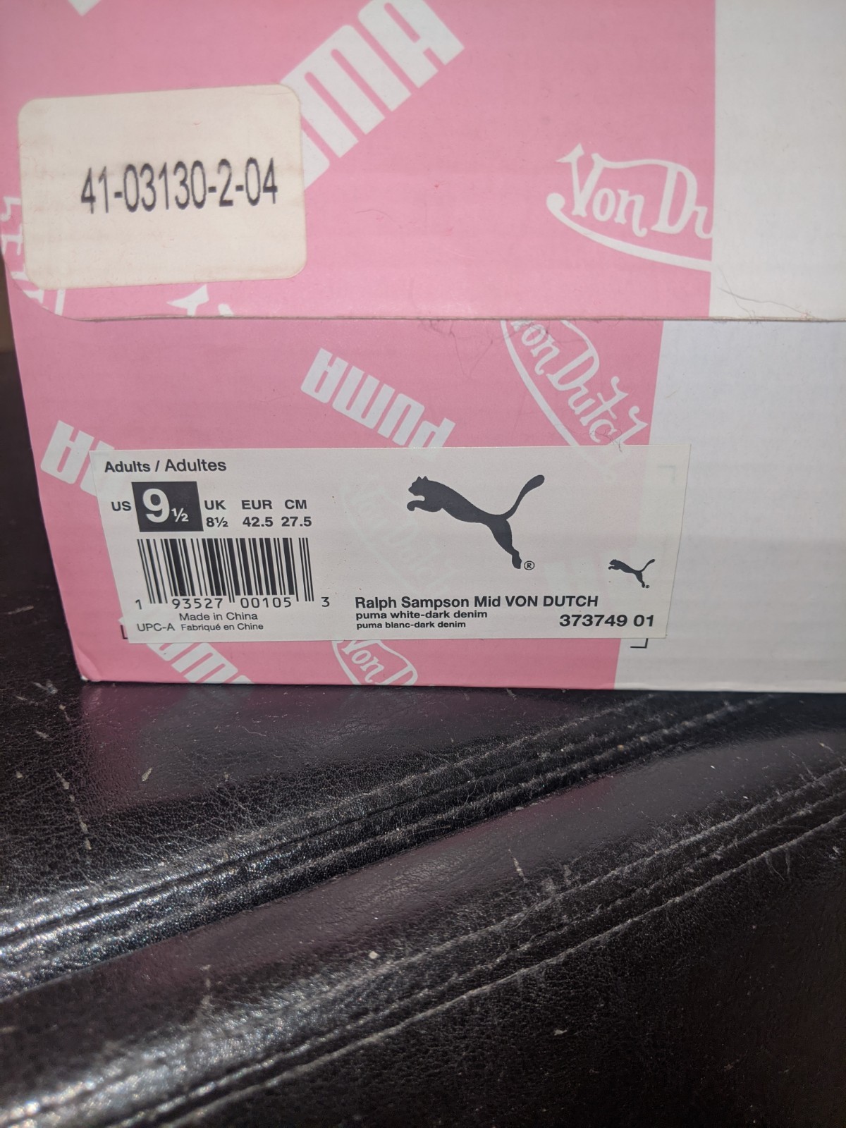 Size 9.5 – Von Dutch x Puma Ralph Sampson