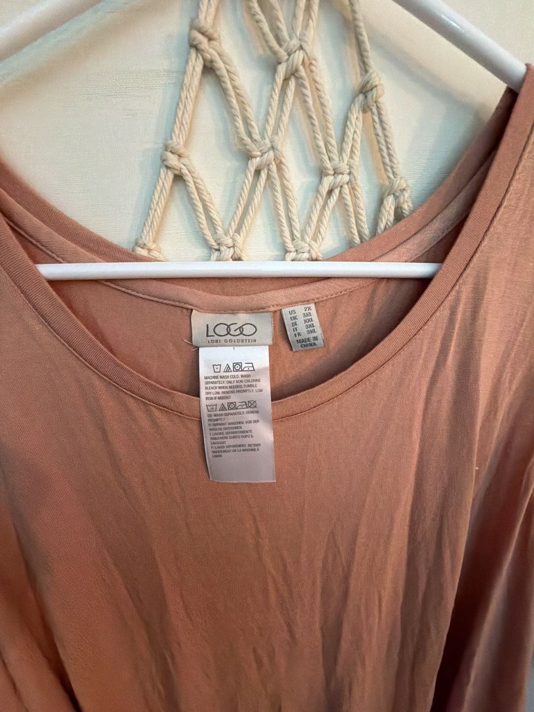 LOGO by Lori Goldstein Layers Knit Tank Top with Eyelet Lace Trim and Pockets