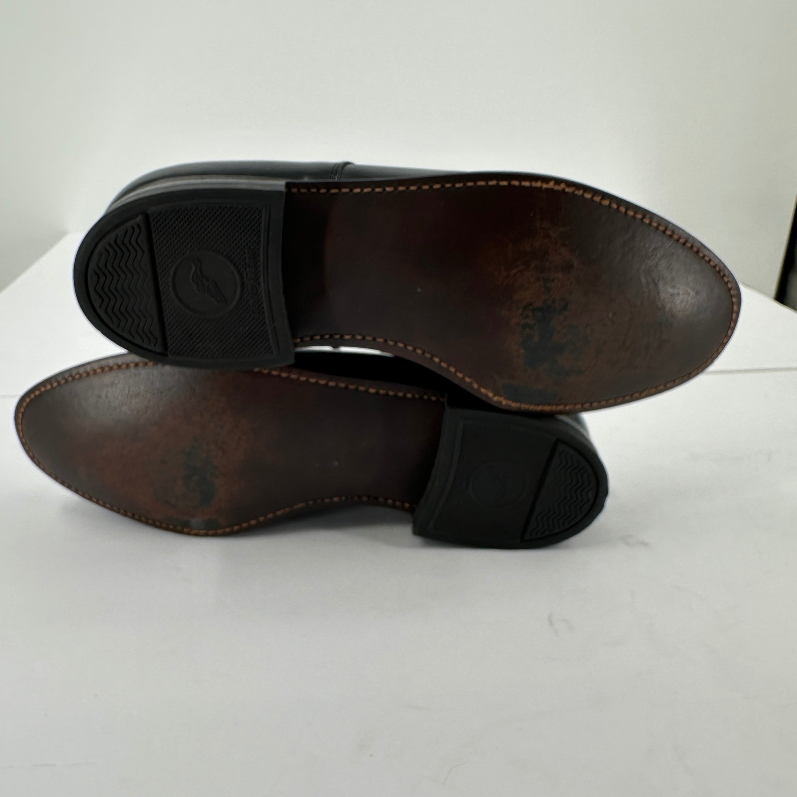 Goodyear Mens Black Leather Oxford Dress Shoes Lace Up Formal Work Size 8.5 E