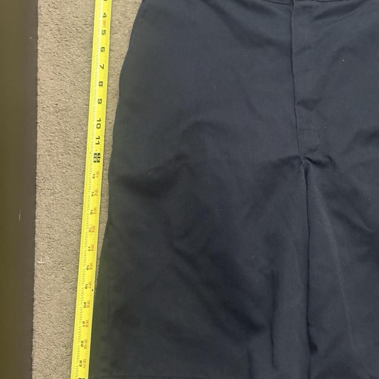 Dickies Mens Regular Fit 11in Inseam Flat Front Work Short Black Flex Sz 38
