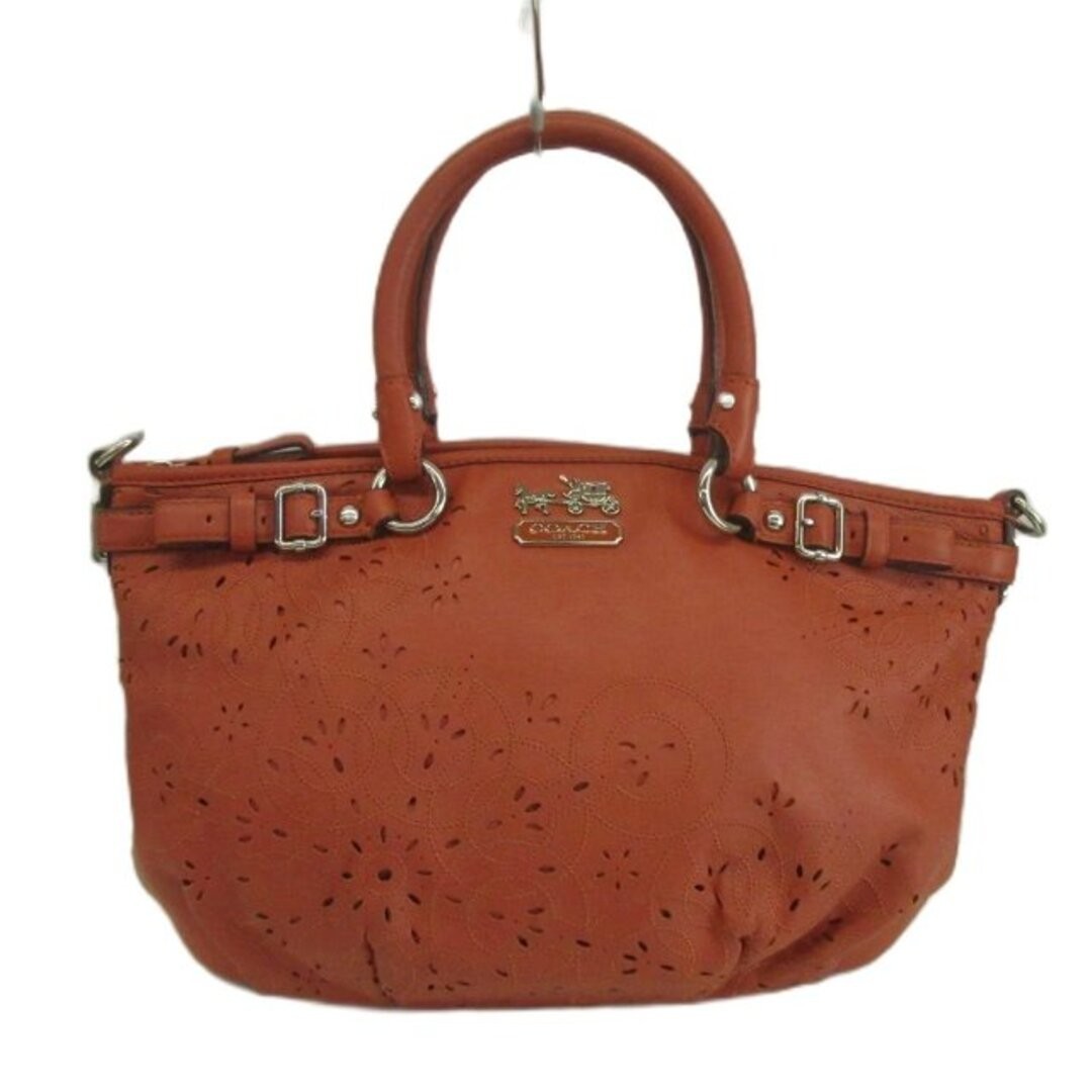 COACH Madison Leather Sophia Handbag 2WAY Pink 19626