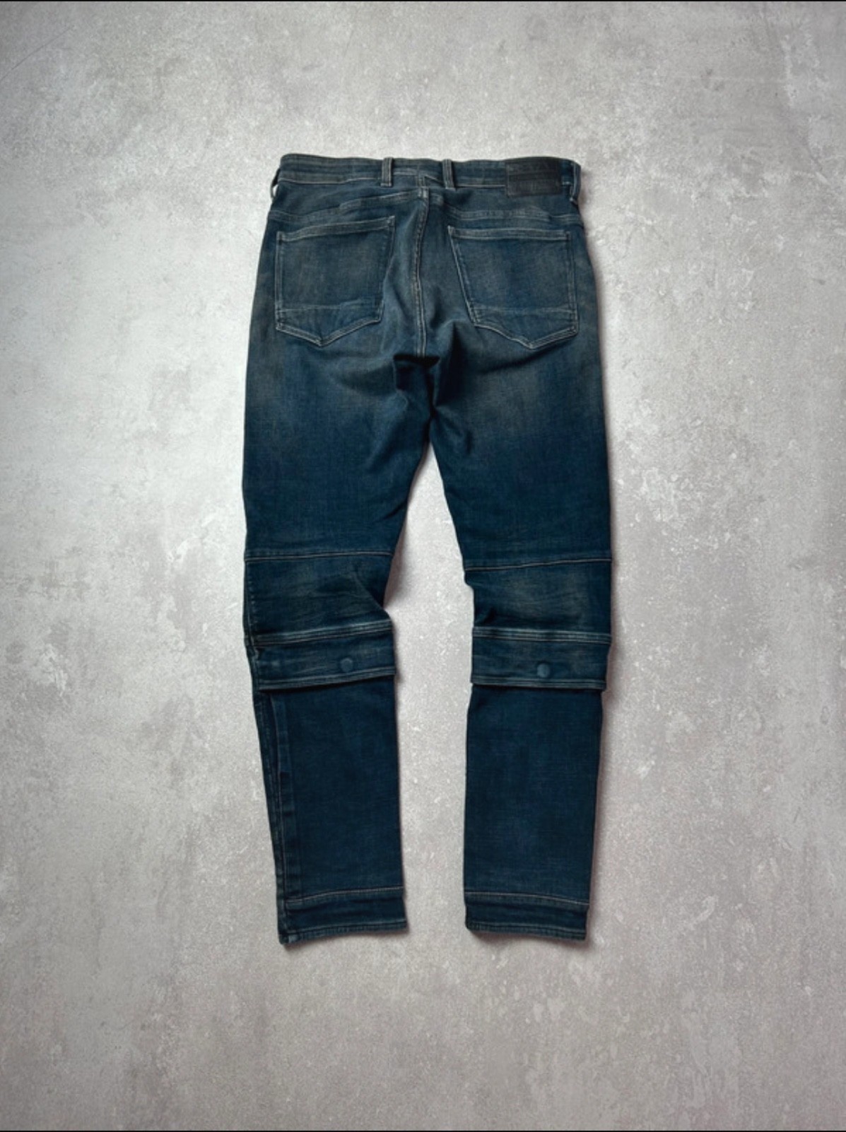 G-Star RAW Airblaze 3D Slim Jeans Dark Blue W33 L32 Moto Cargo Denim