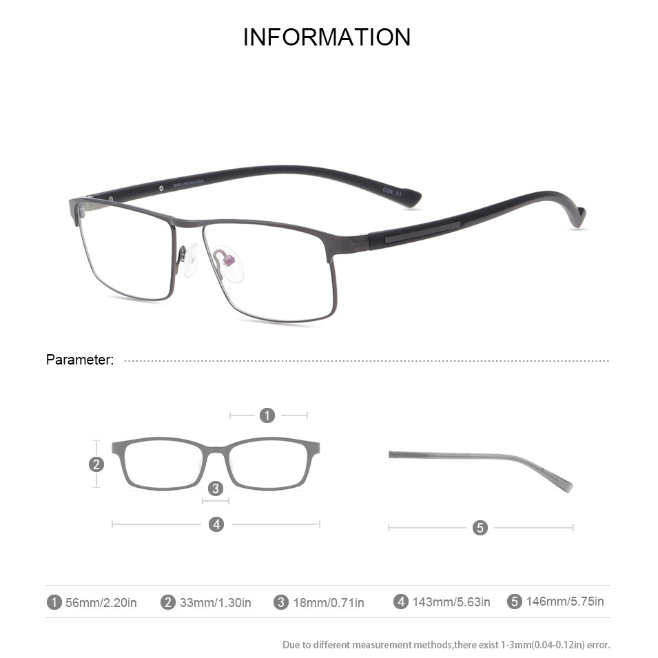 Customized Full Rim Photochromic Reading Glasses Single Vision Sunglasses Reader