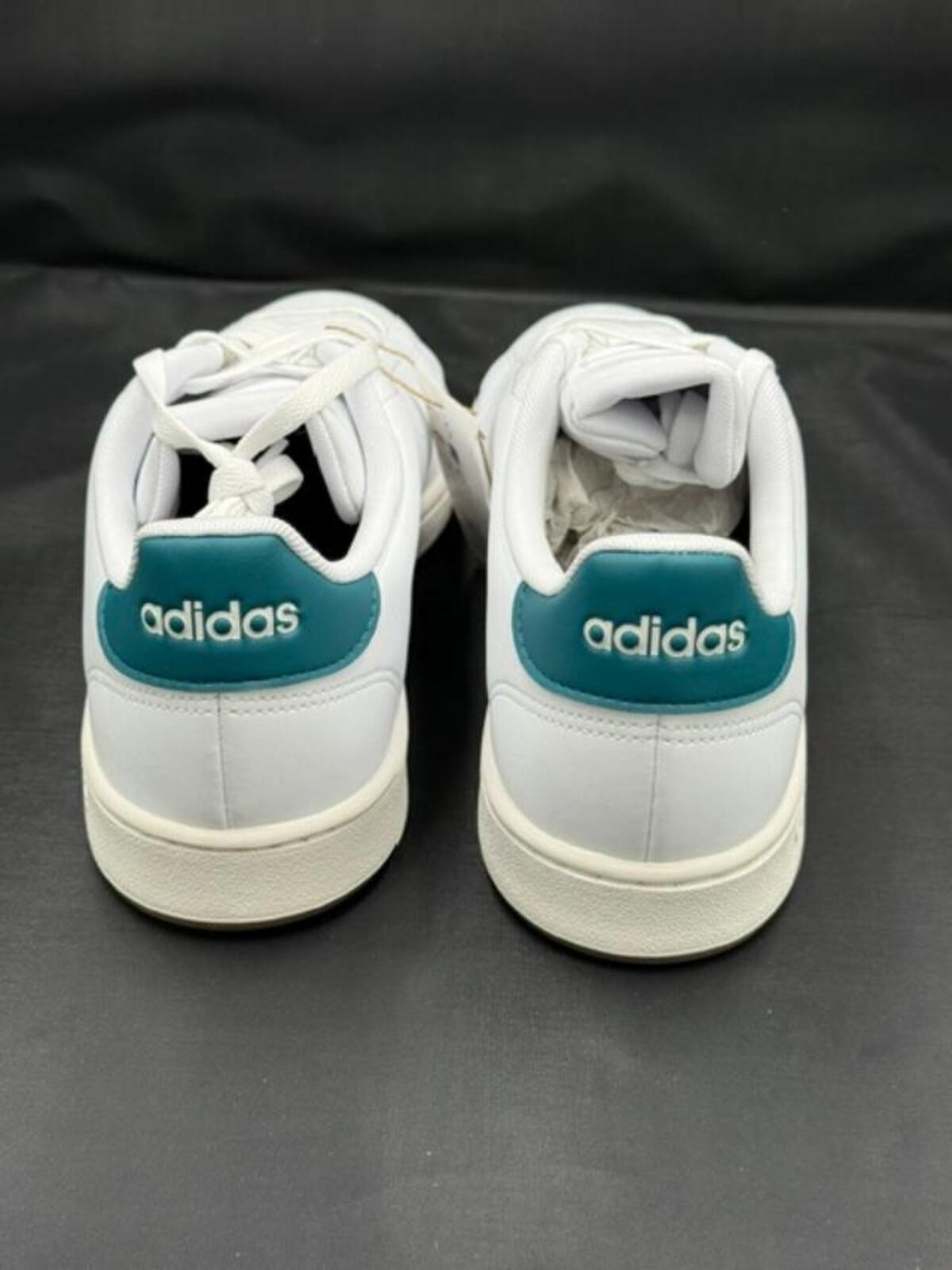 Adidas Advantage White Lace-Up Sneakers Size 11.5 US