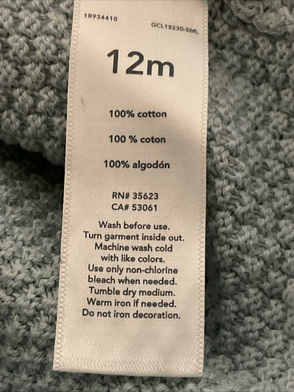 🥥 Carter’s Cable Knit Shirt Overall Set Spring Easter Duck 3pc 12M🆕AS SHOWN👇