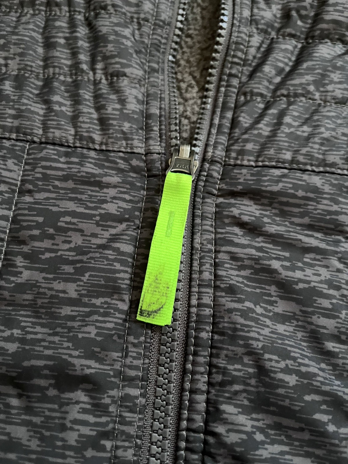 The North Face Boy’s Sz Med 10/12 Quilted Reversible Full Zip Puffer Coat Jacket