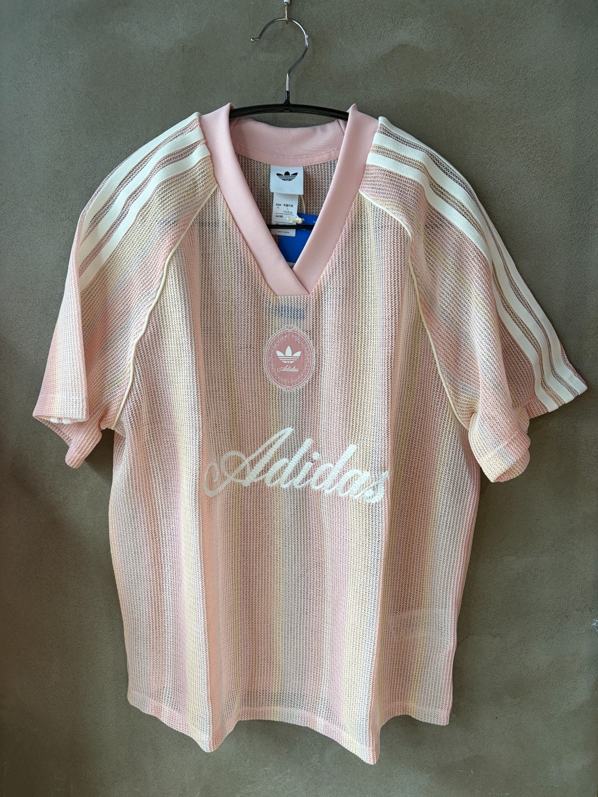 adidas Originals Summer Glow Knit Oversized Jersey Women T-Shirts AsiaFit KY3161