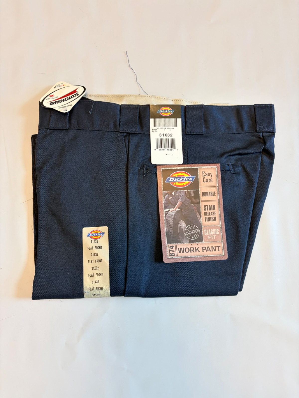 Dickies Blue flat front work pants