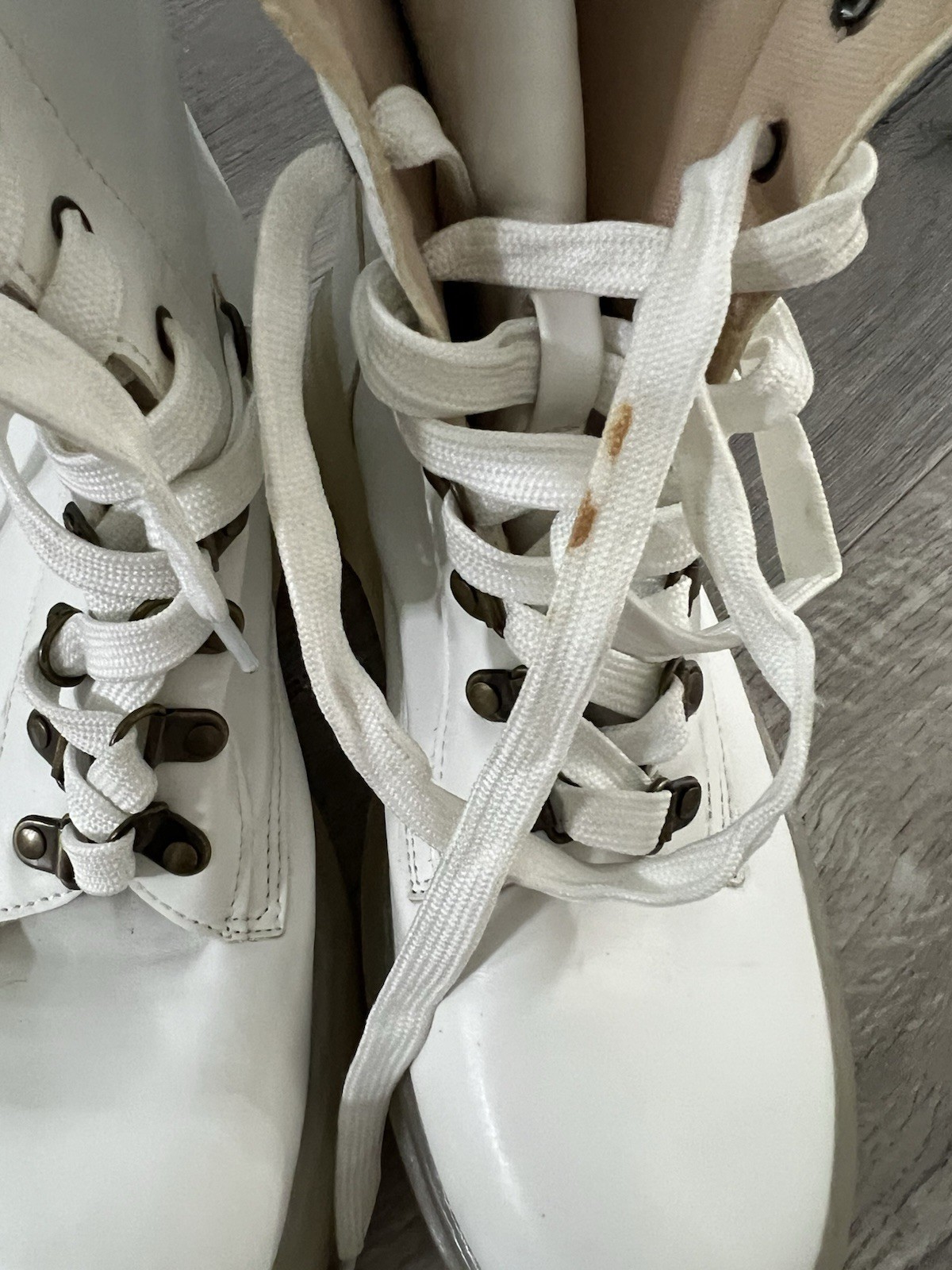 Comfort By Alexis Mendel Platform Boots. 7.5. GUC Except Stain On One Lace